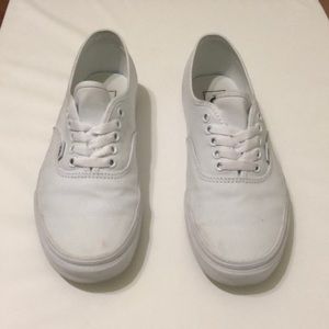 Vans Authentic Skate Shoe - True White